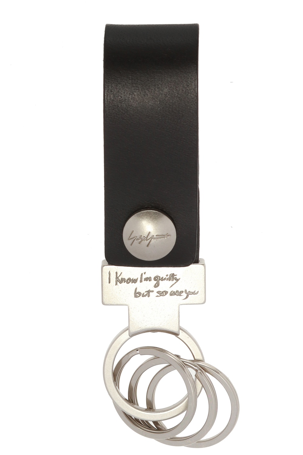 Yohji Yamamoto Leather keyring | Men's Accessories | IetpShops